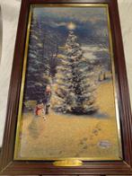 Thomas Kinkade 'Christmas Tree' Print, Antiek en Kunst, Ophalen of Verzenden
