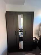 BRIMNES kledingkast 3 deuren, Huis en Inrichting, Ophalen, Gebruikt, 100 tot 150 cm, Met hangruimte