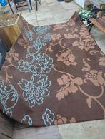 Vloerkleed Bruin Blauw 2/3 meter, Ophalen, Gebruikt, Bruin, 200 cm of meer