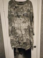 lange sweather trui, Ophalen of Verzenden, Zo goed als nieuw, Maat 42/44 (L), Groen