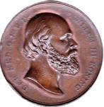 WILLEM III KONING DER NEDERLANDEN 70 VERJAARDAG 1817- 1887, Postzegels en Munten, Penningen en Medailles, Ophalen of Verzenden