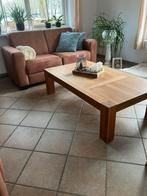 Blank eiken salontafel, Ophalen, 100 tot 150 cm, Eikenhout, 50 tot 100 cm