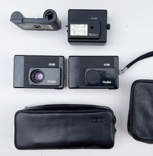 Rollei A26 met Sonnar 40mm (versie Singapore en Germany!), Audio, Tv en Foto, Fotocamera's Analoog, Gebruikt, Compact, Overige Merken