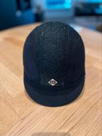 Donkerblauwe glitter cap van Charles Owen, Dieren en Toebehoren, Gebruikt, Ophalen of Verzenden, Dressuur, Cap