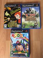 Playstation 2 games noddy, kim possible en worms forts, Avontuur en Actie, Gebruikt, Eén computer, Ophalen of Verzenden