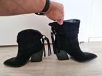 designer laarzen 36 - alma en pena, Hoge laarzen, Zwart, Ophalen of Verzenden, Zo goed als nieuw