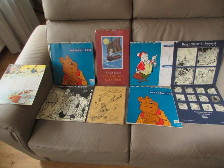 Stripskalenders en verjaardags kalenders, Boeken, Stripboeken, Zo goed als nieuw, Meerdere stripboeken, Ophalen of Verzenden