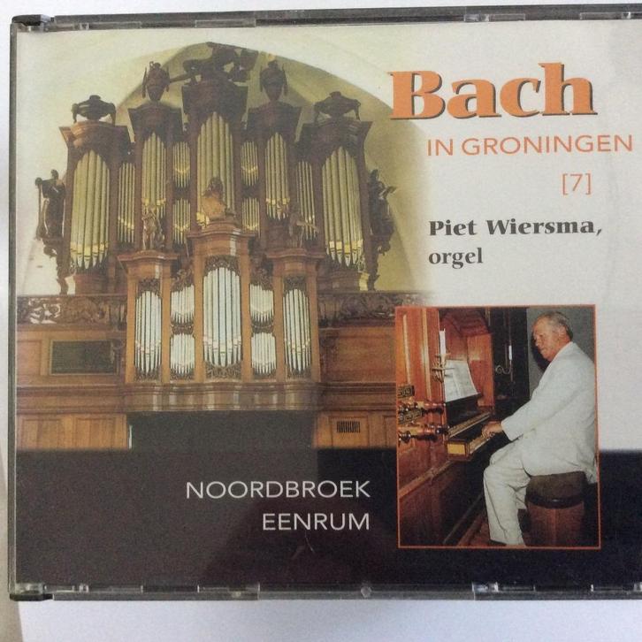 Orgel 2 cd - Piet Wiersma: JS Bach deel 7., Cd's en Dvd's, Cd's | Klassiek, Zo goed als nieuw, Overige typen, Barok, Ophalen of Verzenden