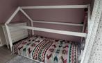 Bed, Huis en Inrichting, Slaapkamer | Bedden, 90 cm, Eenpersoons, Wit, Zo goed als nieuw