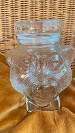 Leuk voor de herfst! Glazen voorraadpot met berenhoofd, Glas of Glazen, Ophalen of Verzenden, Overige stijlen, Glas