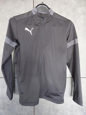 puma jack maat 164 - zwart met grijs boordje en mouwinzet beschikbaar voor biedingen