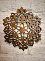 Handgemaakte Houten Muurdecoratie, Huis en Inrichting, Woonaccessoires | Wanddecoraties, Ophalen of Verzenden, Zo goed als nieuw