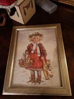 Kerstprent Ingelijst, Huis en Inrichting, Minder dan 50 cm, Gebruikt, Ophalen of Verzenden, Print