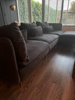 4 zits bank met chaise longue, Huis en Inrichting, Banken | Sofa's en Chaises Longues, Ophalen, Gebruikt, Stof