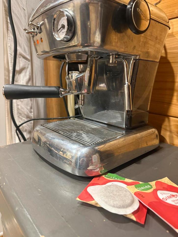 Ascaso Dream Espressomachine - E.S.E. Pads, Witgoed en Apparatuur, Koffiezetapparaten, Refurbished, Koffiepads en cups, Espresso apparaat