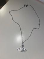 Vivienne Westwood Zilveren Kristallen Ketting, Zo goed als nieuw, Zilver, Zilver, Met edelsteen