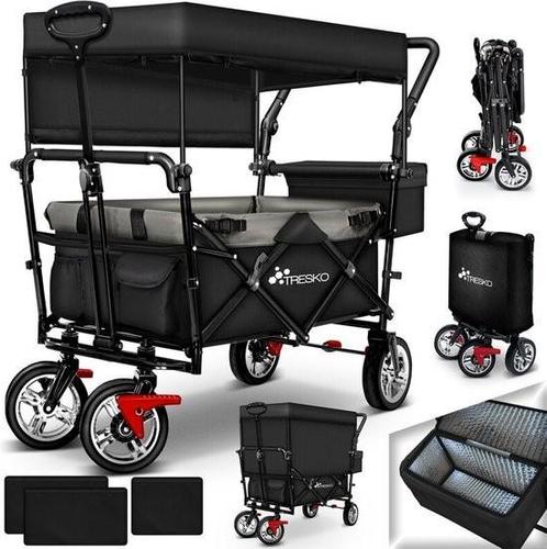 Tresko Bolderkar met dakje - bolderwagen - kinderwagen, Caravans en Kamperen, Bolderkarren, Nieuw, Ophalen of Verzenden