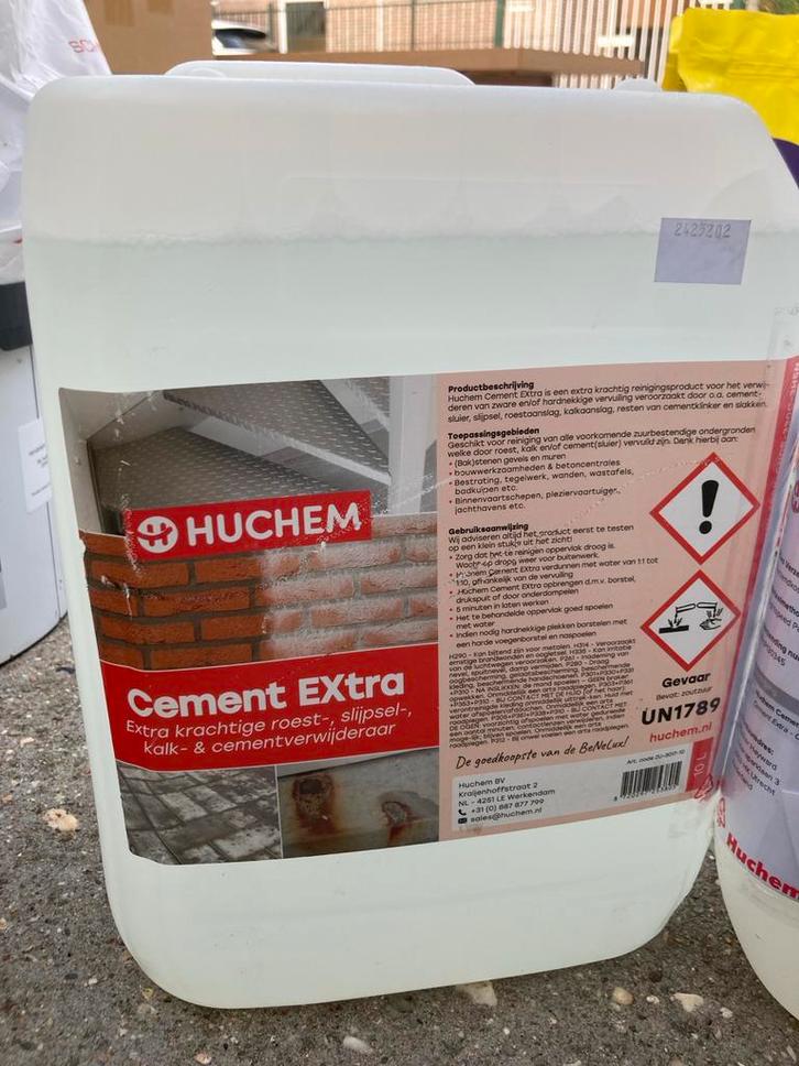 HUCHEM Cement Extra - Reiniger, Doe-het-zelf en Verbouw, Reinigingsmachines, Nieuw, Overige typen, Ophalen of Verzenden