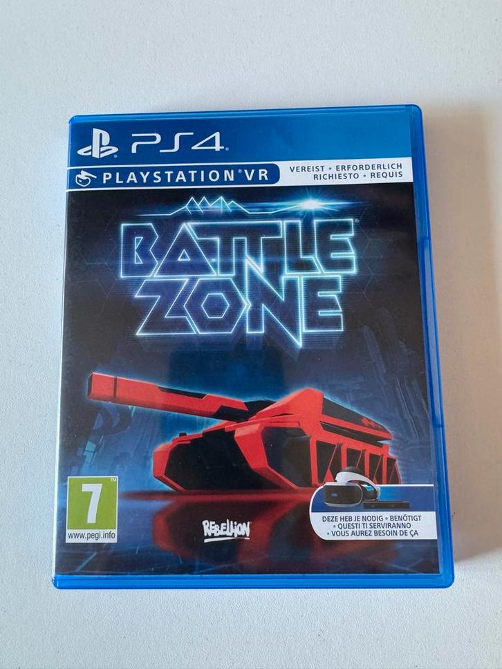 Battlezone PSVR1 PS4 - PS5, Spelcomputers en Games, Games | Sony PlayStation 4, Zo goed als nieuw, Shooter, 1 speler, Vanaf 7 jaar