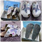Wit leren slippers nieuw! 39, Slippers, Wit, Nieuw, Ophalen of Verzenden