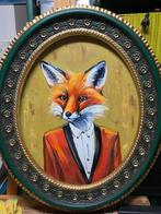 Schilderijen olieverf handgemaakt, Antiek en Kunst, Ophalen