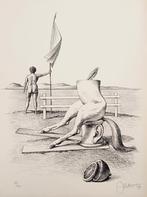 Joop Moesman  – gesigneerde litho uit Petit 1, Ophalen of Verzenden