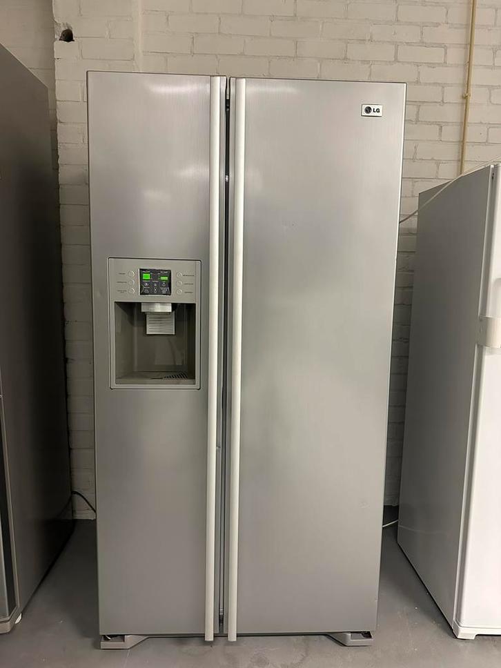 LG NO FROST AMERIKAANSE KOELKAST 544L VRIJSTAAND, Witgoed en Apparatuur, Koelkasten en IJskasten, Refurbished, Met aparte vriezer