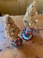 Kunst kerstboompjes met verlichting Zie foto,s Ophalen, Ophalen, Nieuw