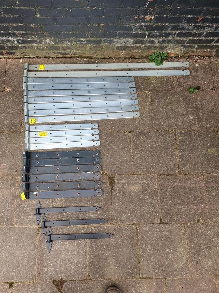 Hengen voor tuinpoort deur enz, Tuin en Terras, Tuinhekken en Hekwerk, Nieuw, IJzer, Ophalen of Verzenden