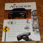 1995 Dodge Avenger Brochure USA, Gelezen, Ophalen of Verzenden