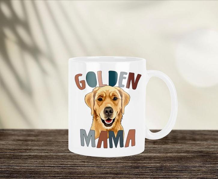 Golden Mama mok, Huis en Inrichting, Keuken | Servies, Nieuw, Kop(pen) en/of Schotel(s), Overige stijlen, Ophalen of Verzenden
