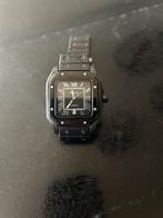 Cartier Santos Horloge, Sieraden, Tassen en Uiterlijk, Horloges | Heren, Overige merken, Gebruikt, Staal, Polshorloge
