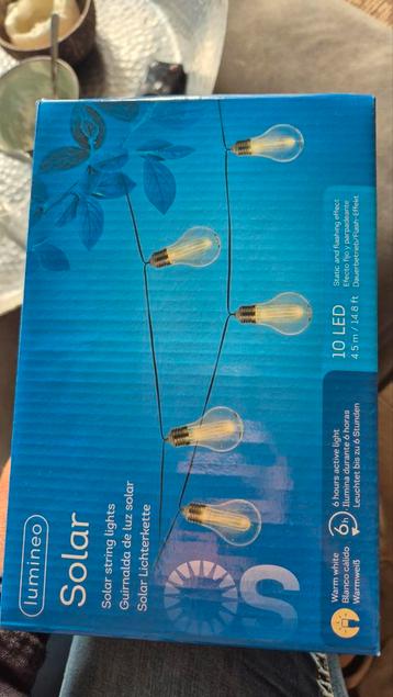 Solar Lichtslinger - 10 LED Lampen beschikbaar voor biedingen