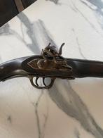 Groot, dubbelloops vuursteen pistool., Ophalen of Verzenden