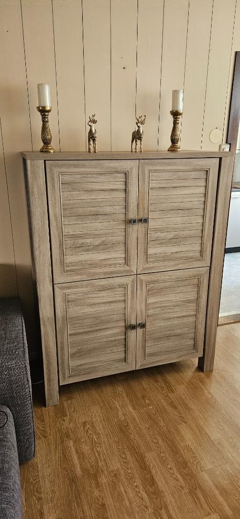 Buffetkast met 4 deurtjes en 2 planken 120x50x120cm, Huis en Inrichting, Kasten | Buffetkasten, Gebruikt, 150 tot 200 cm, 100 tot 150 cm