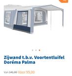 Dorema Palma zijwand luifel nieuw, Ophalen of Verzenden, Nieuw