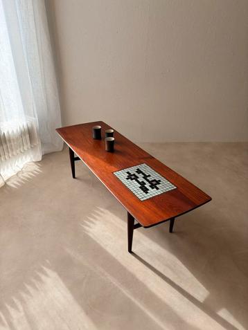 Vintage salontafel van Teeffelen Wébé midmod coffee table beschikbaar voor biedingen