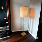Vintage vloerlamp / staanlamp met chroom / hout, Hout, Ophalen