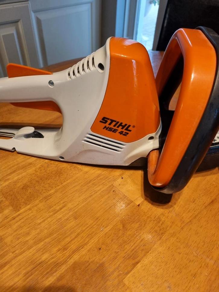 Stihl HSE 42 Elektrische Heggenschaar, Tuin en Terras, Heggenscharen, Gebruikt, Elektrisch, Ophalen of Verzenden