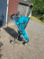 Compacte Quinny kinderwagen turquoise + accessoires, Kinderen en Baby's, Kinderwagens en Combinaties, Gebruikt, Quinny, Met autostoeltje
