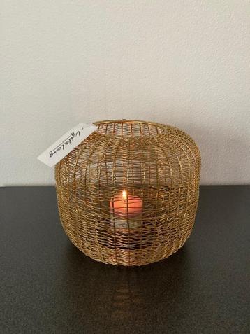 Light & Living windlicht Skoop XL goud Nieuw! beschikbaar voor biedingen