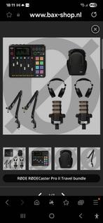 Rodecaster Pro II Travel Bundle - Nieuw in doos!, Ophalen, Nieuw, 5 tot 10 kanalen, Microfooningang