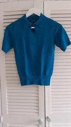 mooi poloshirt van King louie, maat xs, Blauw, Ophalen of Verzenden, Zo goed als nieuw, Korte mouw