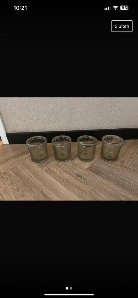 Ptmd riverdale intratuin waxinelicht houders, Huis en Inrichting, Woonaccessoires | Kandelaars en Kaarsen, Zo goed als nieuw, Ophalen of Verzenden