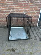Hondenbench 60x90x65, 2 deurtjes, opvouwbaar, Ophalen, Hondenkennel, 65 tot 100 cm, Zo goed als nieuw