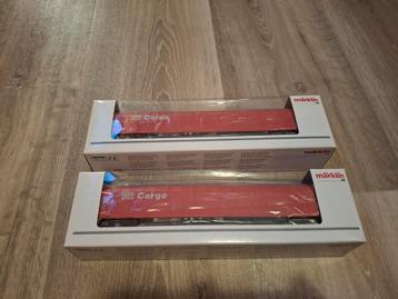 Marklin HO zeildoekwagons Rils 652 DB CARGO  beschikbaar voor biedingen