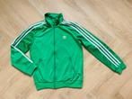 Groen Adidas trainingsjack vestje maat 164, Adidas, Verzenden, Jongen of Meisje, Trui of Vest