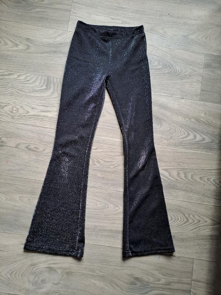 Glitter broek maat 146, Kinderen en Baby's, Kinderkleding | Maat 146, Broek, Meisje, Ophalen of Verzenden, Zo goed als nieuw