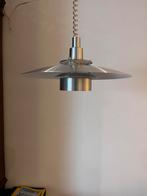 Vintage scandinavische schalenlamp aluminium, Gebruikt, Scandinavisch, Ophalen of Verzenden, Metaal