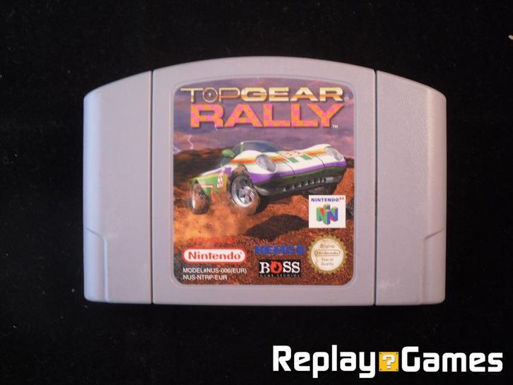 Top Gear Rally - N64, Spelcomputers en Games, Games | Nintendo 64, Zo goed als nieuw, Racen en Vliegen, 1 speler, Vanaf 3 jaar